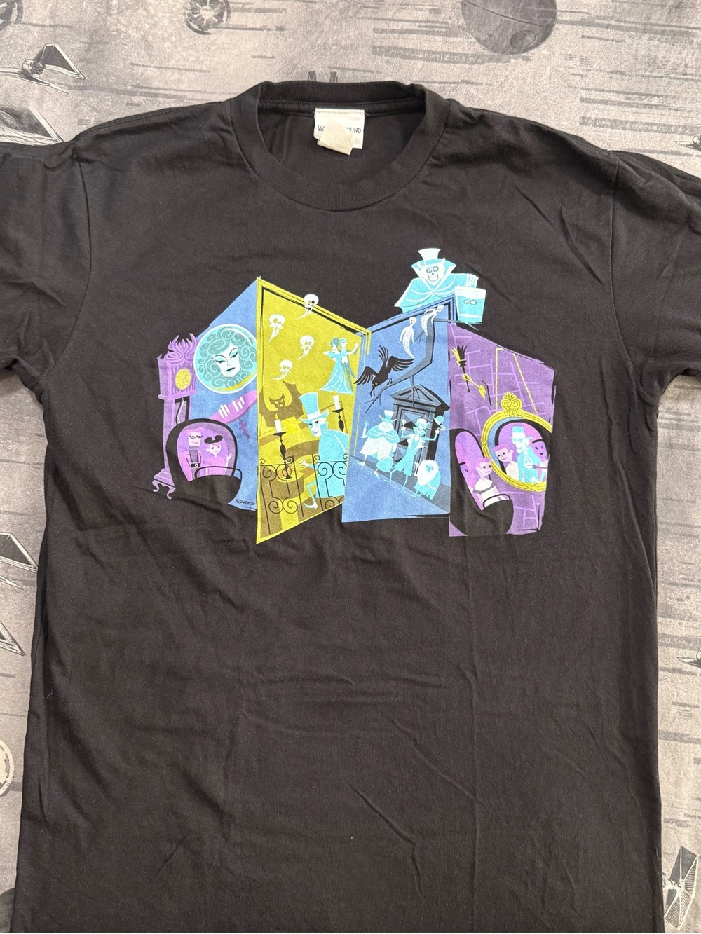 DISNEY SHAG WONDERGROUND GALLERY HAUNTED MANSION 50th AnniversaryTEE UNISEX SZ S